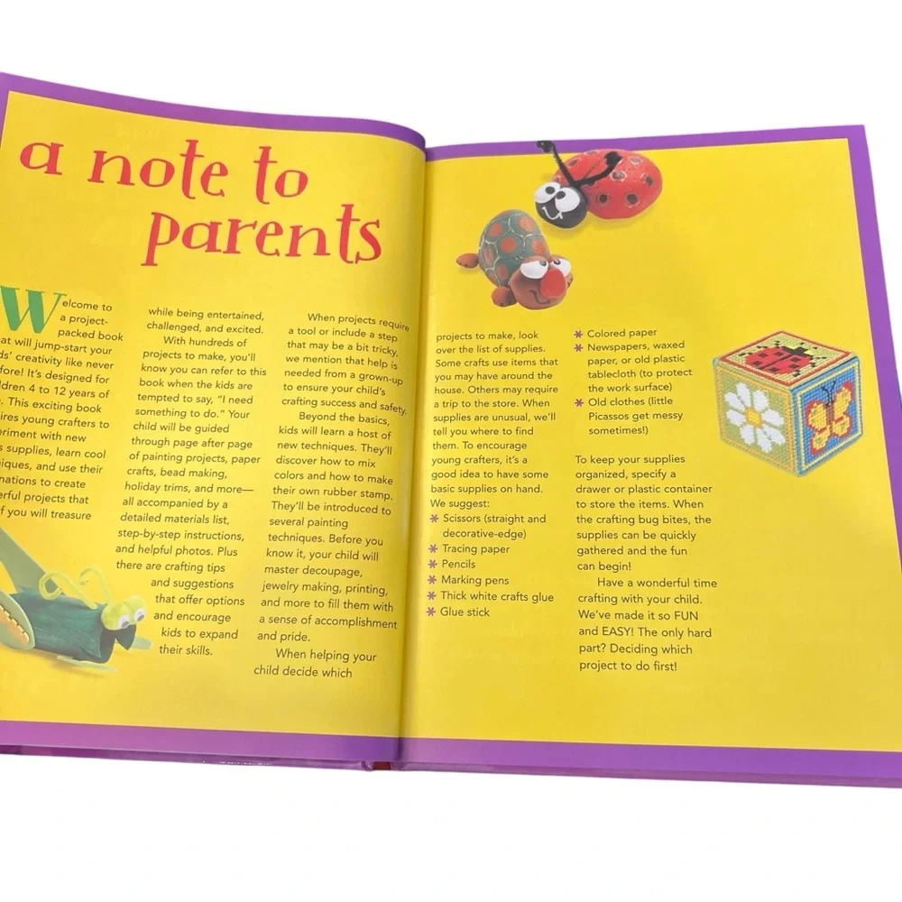 Big Book of‎ Kids Crafts: 301 Projects for Kids 4 to 12 Hardcover Homeschool Fun